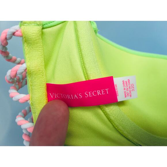 Victoria's Secret Swim Top 32D Green Strapless - Picture 4 of 5